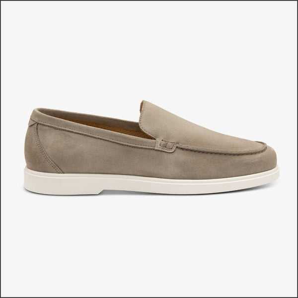 Loake Tuscany Stone Suede Loafer=