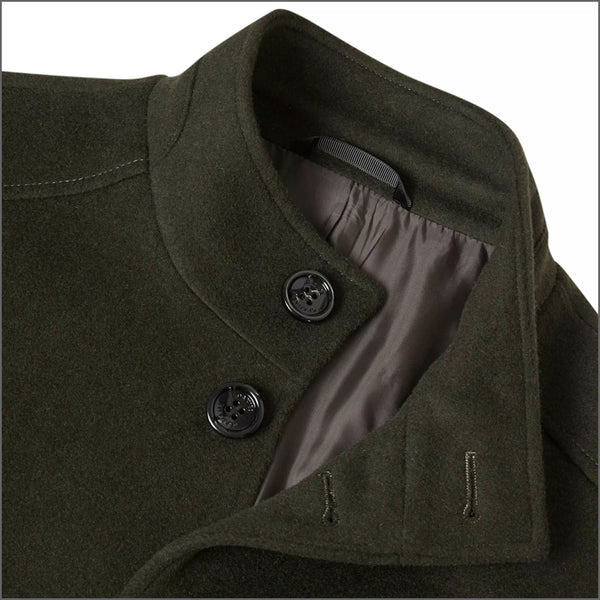 Daniel Grahame Dark Green Watson Tailored Coat~