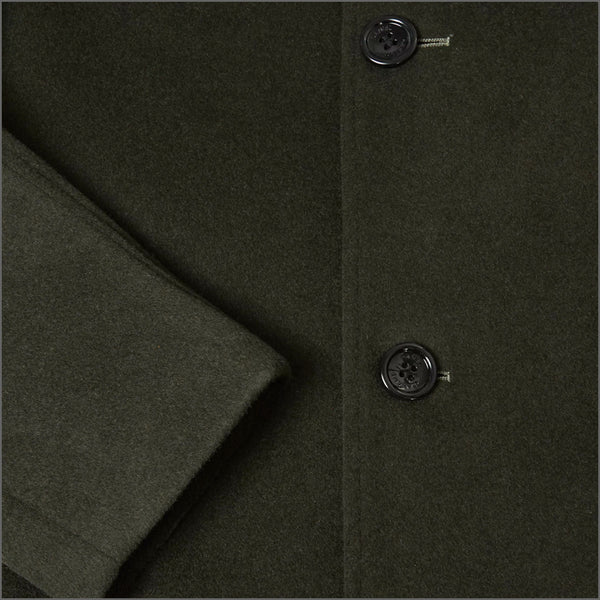 Daniel Grahame Dark Green Watson Tailored Coat~