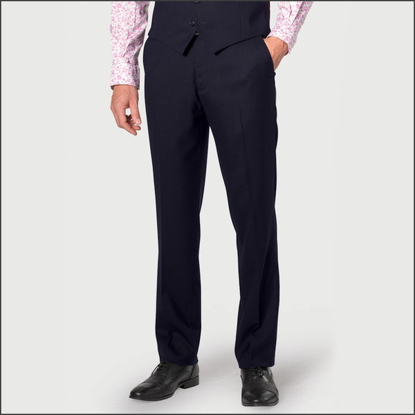 Brook Taverner Wells Wool Blend Navy Suit - Waistcoat Optional*