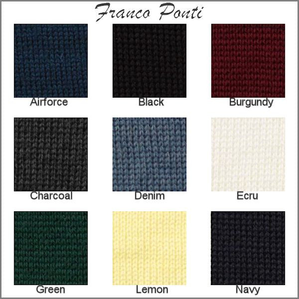 Franco Ponti 21 Gauge Italian Superfine105  Crew Neck**