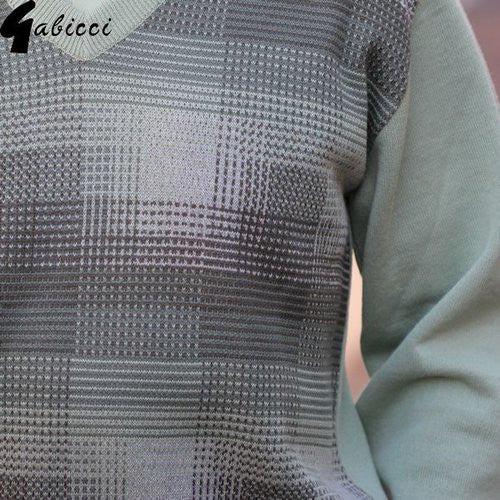 Gabicci M14  Gooseberry Pattern V Neck=
