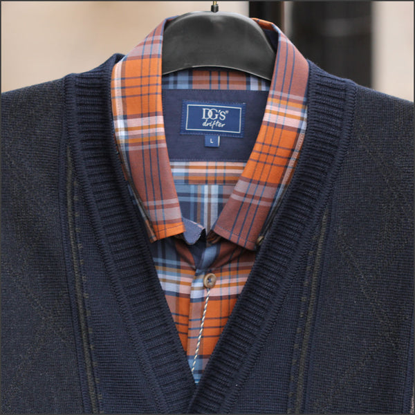 Dg's Ink Pattern Wool Blend Cardigan@