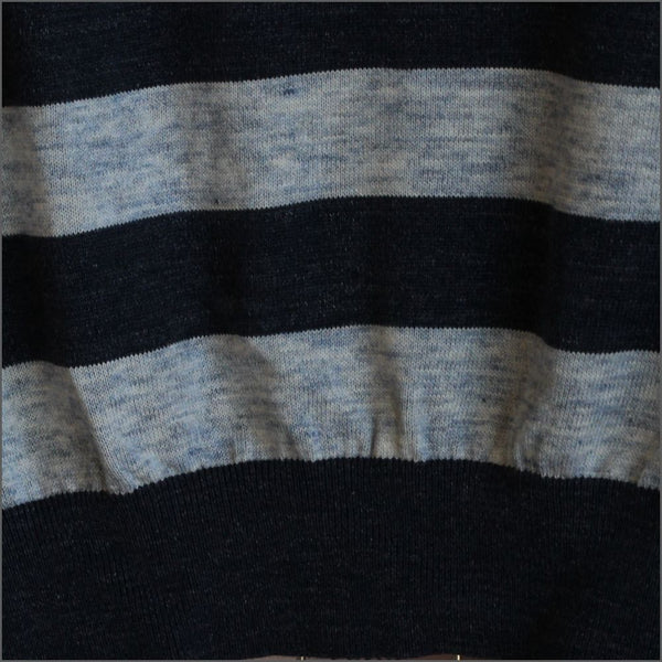 Casa Moda Blue Cotton Crew Neckº