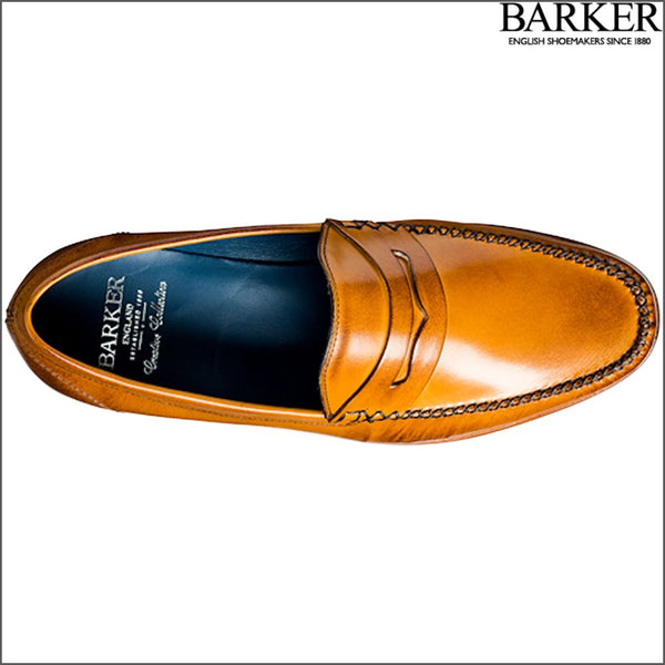 Barker William Cedar Calf Mocassin.