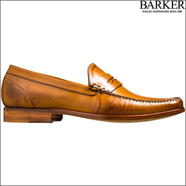Barker William Cedar Calf Mocassin.