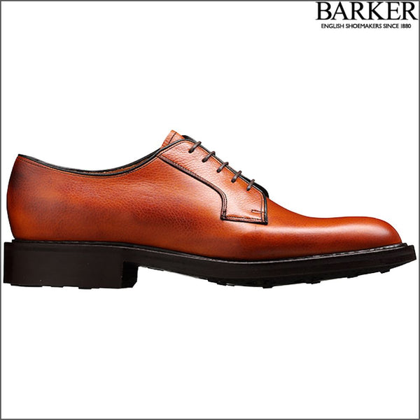 Barker Nairn Cedar Grain Storm Welted Derby.