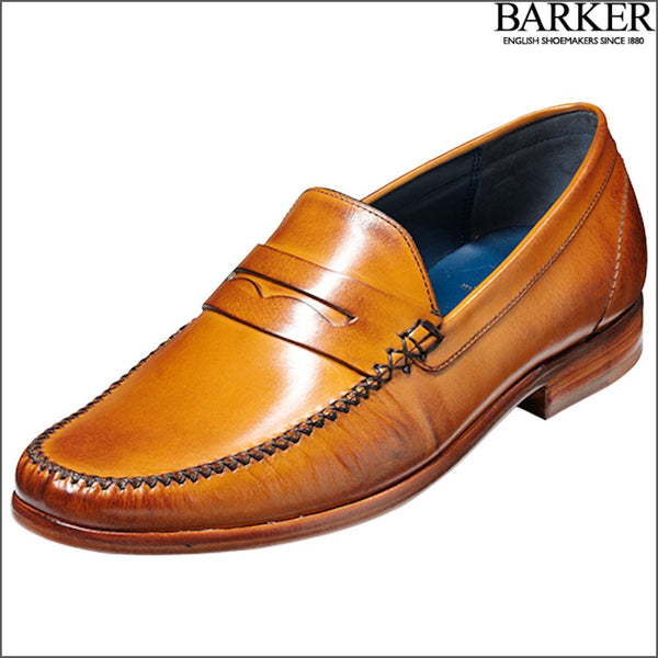 Barker William Cedar Calf Mocassin.