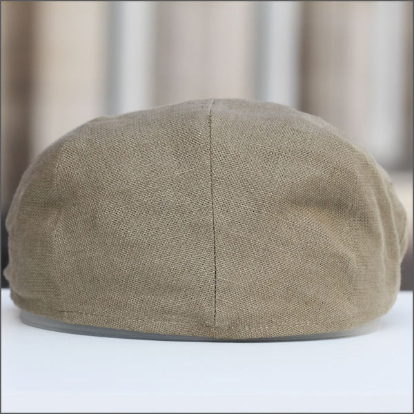 Irish Linen Khaki Cap+