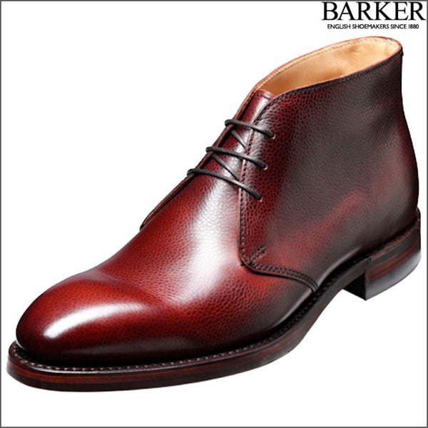 Barker Orkney Cherry Grain Chukka Boot.
