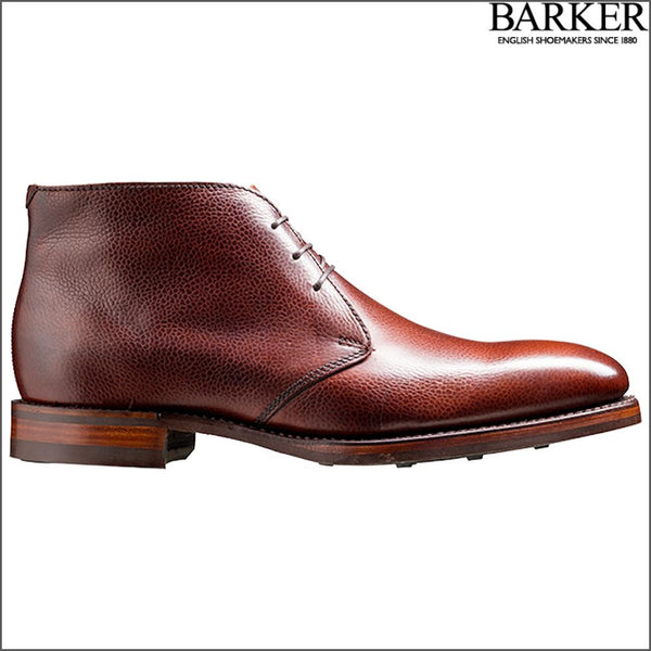 Barker Orkney Cherry Grain Chukka Boot.