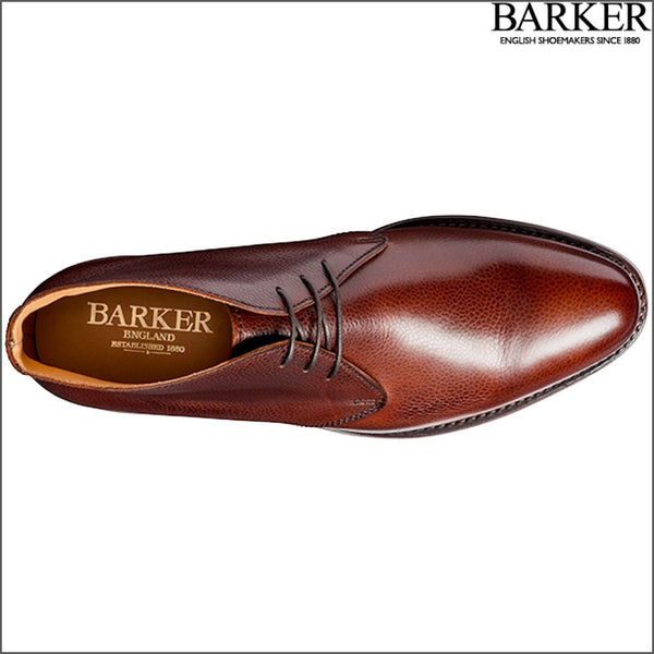 Barker Orkney Cherry Grain Chukka Boot.