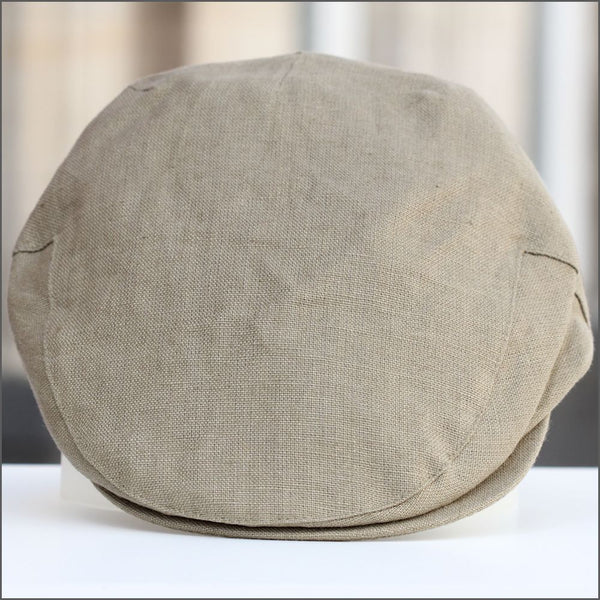 Irish Linen Khaki Cap+