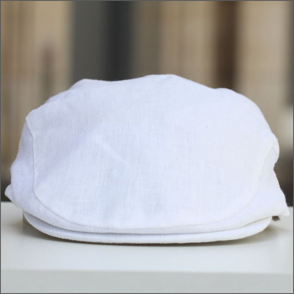 Irish Linen White Cap+