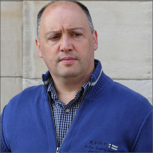 x Baileys Royal Blue Cotton Zip Cardigan@