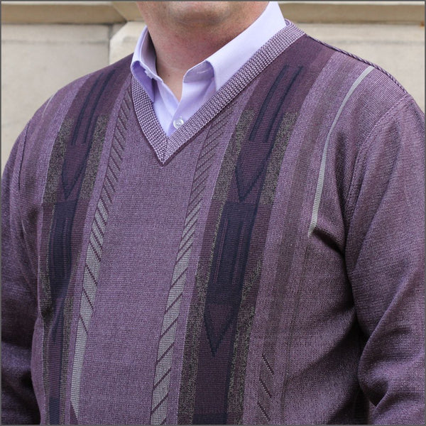 DG's Lilac Pattern V Neckº