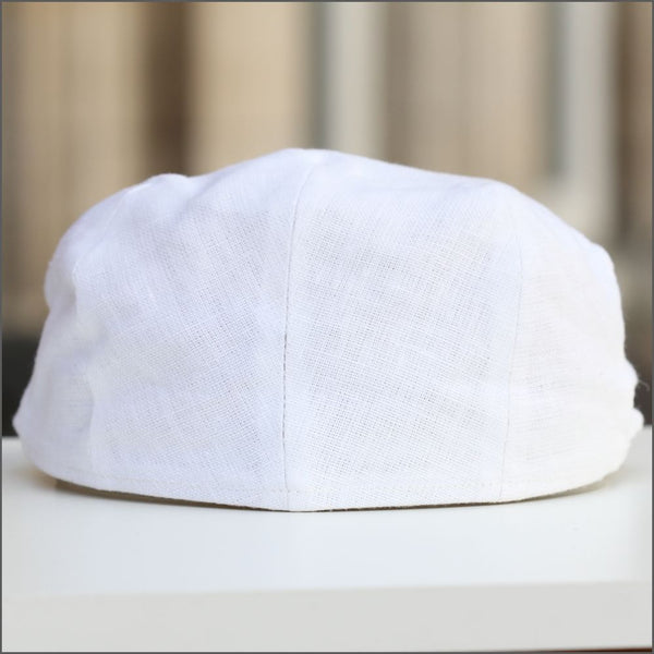 Irish Linen White Cap+