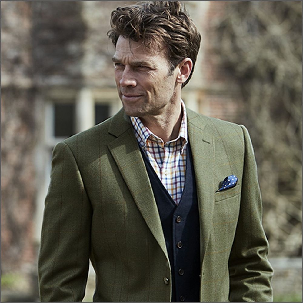 Brook Taverner Helsinki Pure New Wool Tweed Jacket | cwmenswear