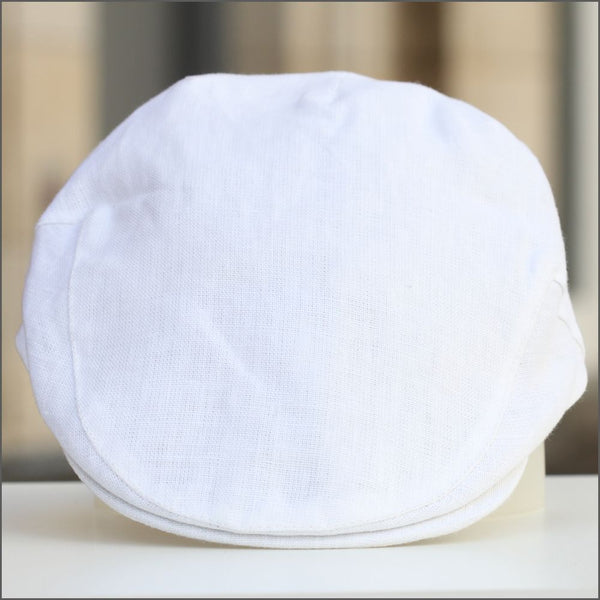Irish Linen White Cap+