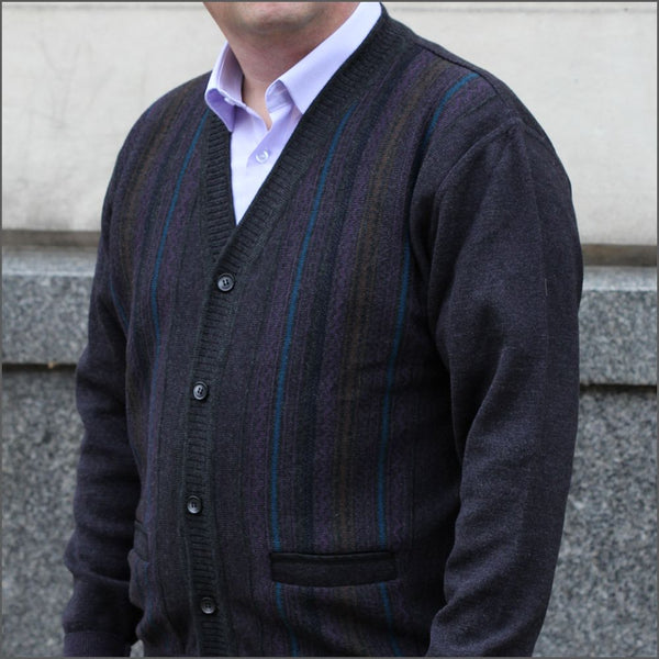 Dg's Purple Pattern Cardigan@