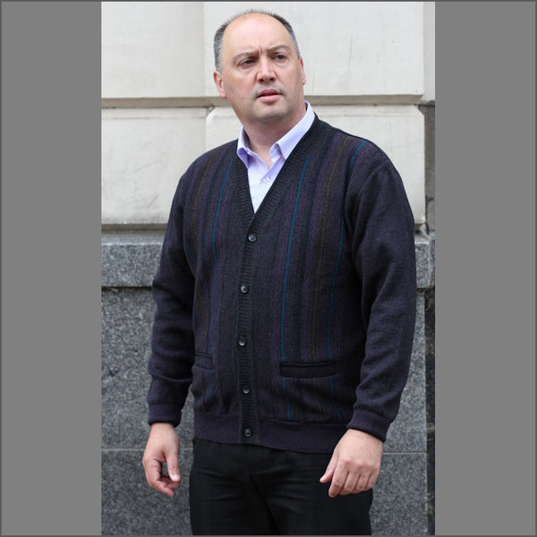 Dg's Purple Pattern Cardigan@