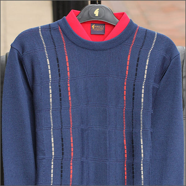 Gabicci M09 Twilight Patterned Crew Neckº