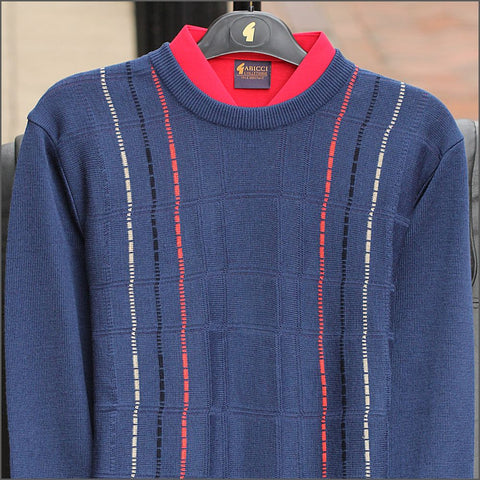 Gabicci M09 Twilight Patterned Crew Neckº