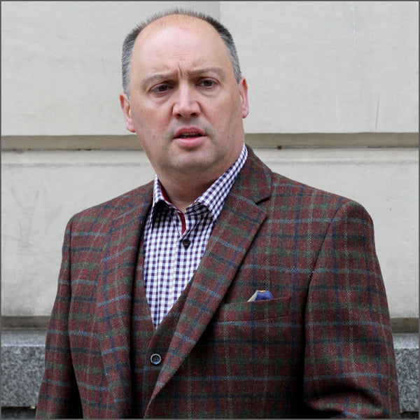 Scott Brick Pure Wool Check Jacket<>