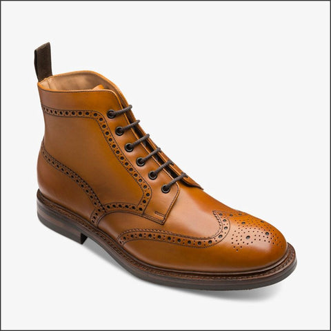 Loake Wolf Tan Premium  Lined Brogue Bootª