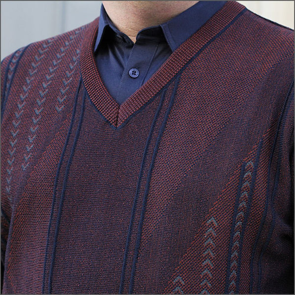 DG's Wine Pattern V Neckº