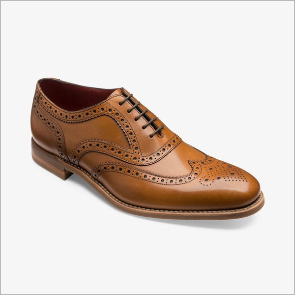 Loake Kerridge Tan Oxford Brogue Shoe=