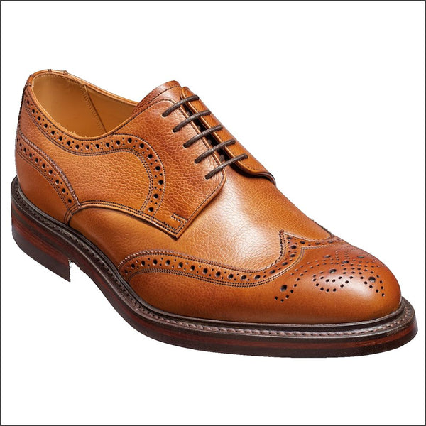 Barker Kelmarsh Cedar Grain Wingtip Derby.