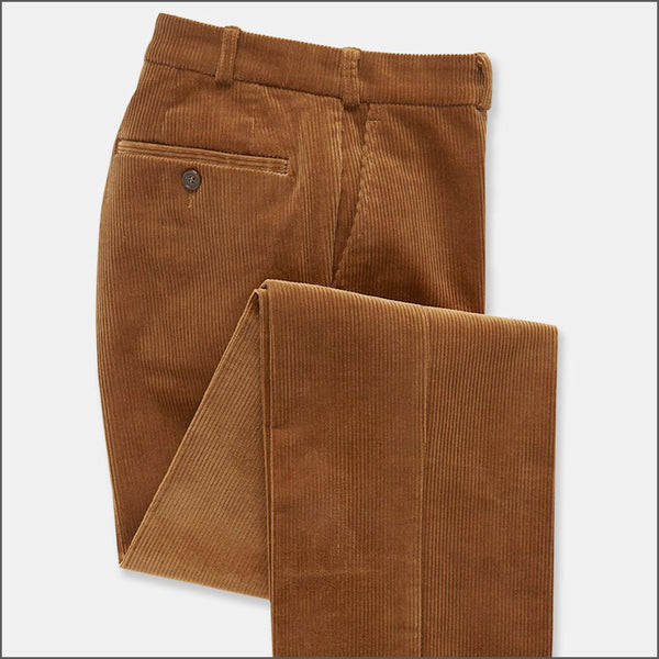 Brook Taverner Ellroy Ginger Cord Trousers*