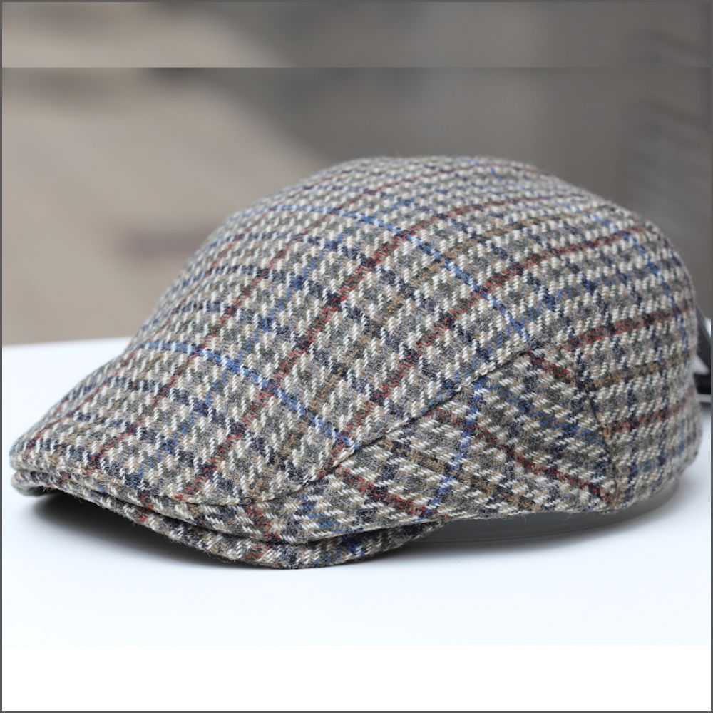 Cap Par Check Cambridge Brown Check Cap+ | cwmenswear