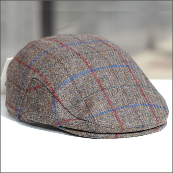 Cambridge Brown Stripe Check Cap+