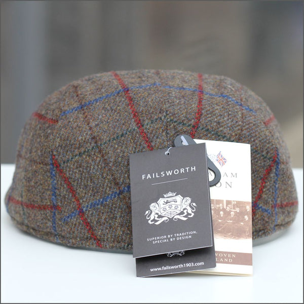 Cambridge Brown Stripe Check Cap+