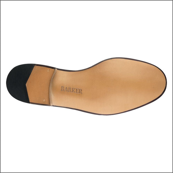 Barker Wade Burgundy Kid  Hi-Shine Mocassin.