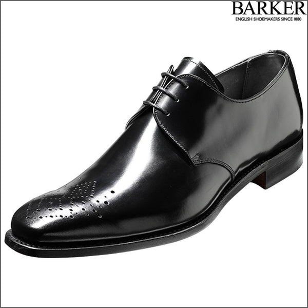 Barker Darlington Black Hi-Shine Derby.