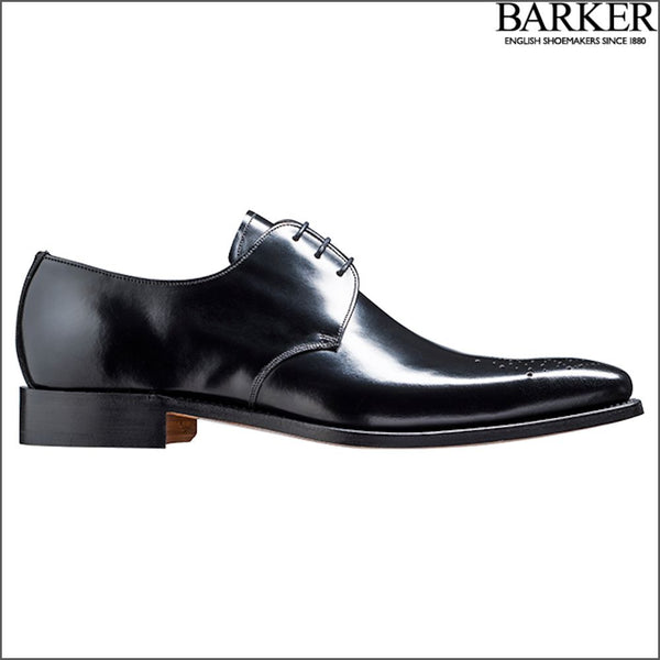 Barker Darlington Black Hi-Shine Derby.