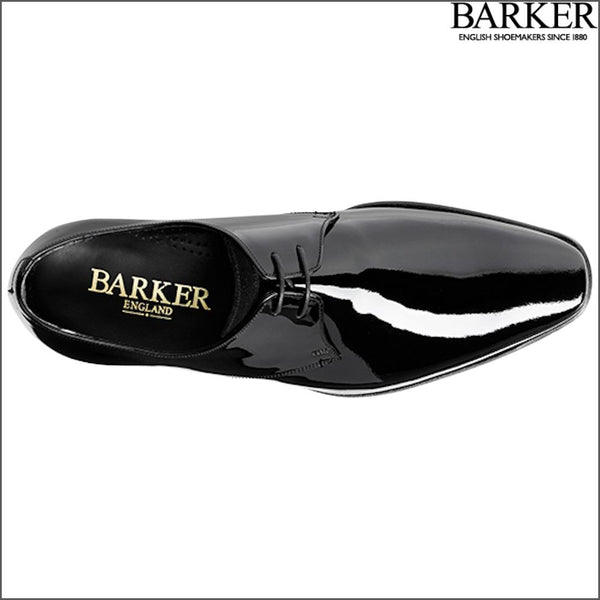 Barker Goldington Black Patent/Suede Derby.