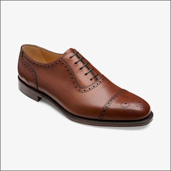 Loake Strand Mahogany Premium Semi-Brogueª