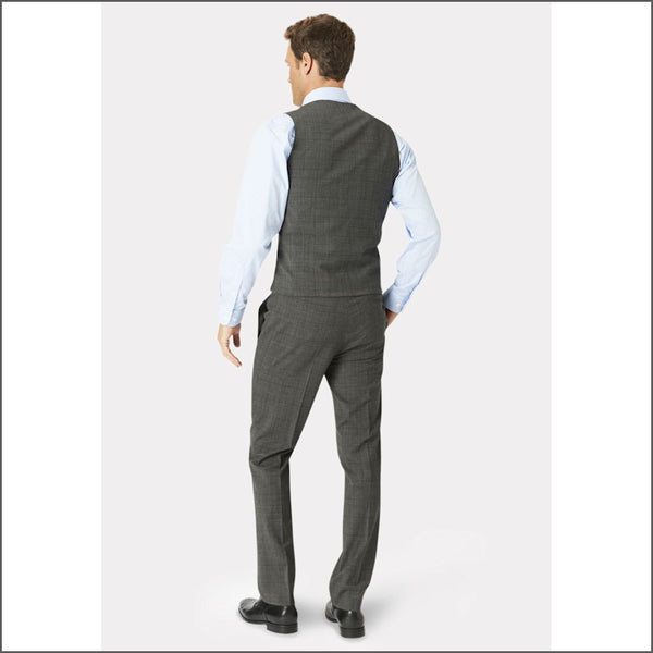Brook Taverner Cassino Grey Check Washable Suit*