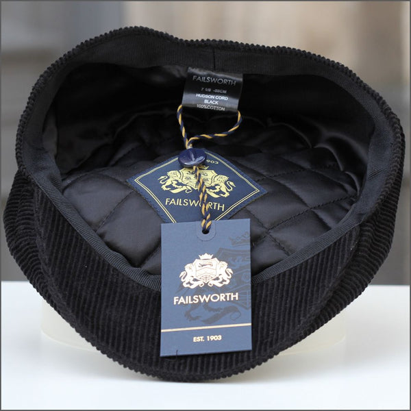 Hudson Black 8 Piece Cord Cap+