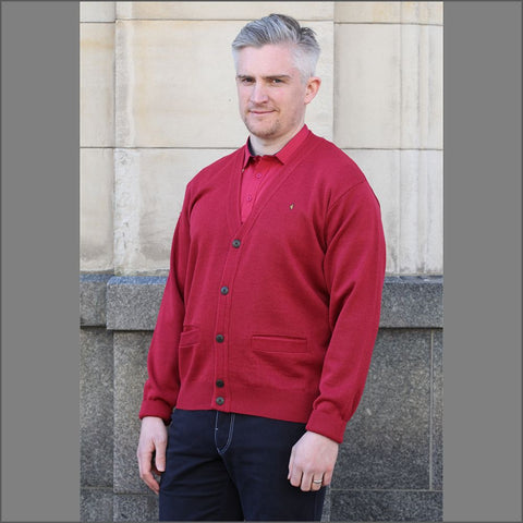 Gabicci Classic K02 Tayberry  Wool Blended Cardigan@