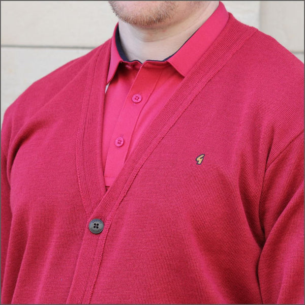 Gabicci Classic K02 Tayberry  Wool Blended Cardigan@