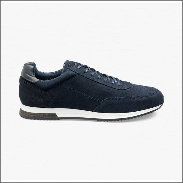 Loake Bannister Navy Suede Trainer Size 41 Only*