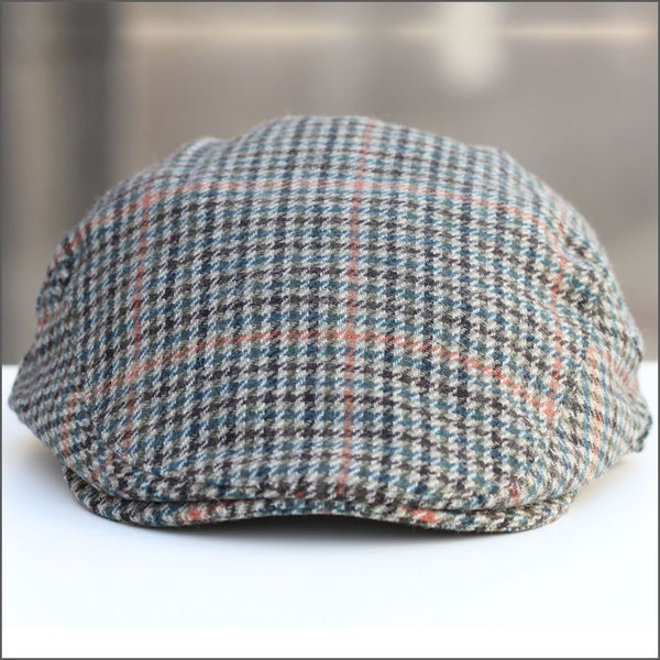Norwich Olive/Blue Check County Cap+