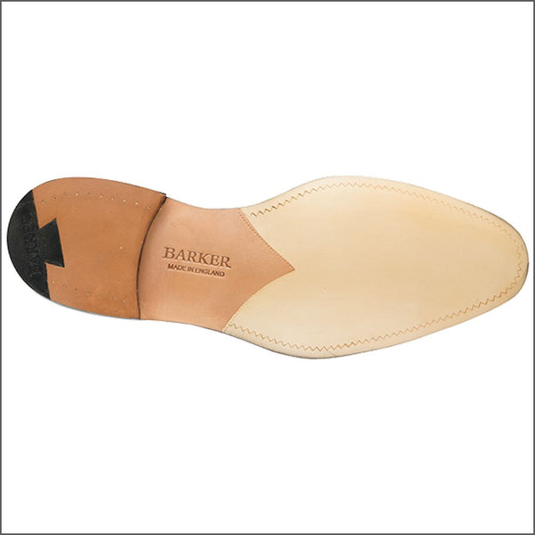 Barker Rutherford Black Hi Shine Derby Shoe.