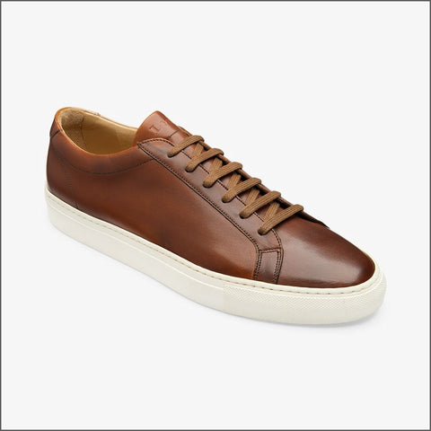 Loake Sprint Chestnut Brown sneaker=