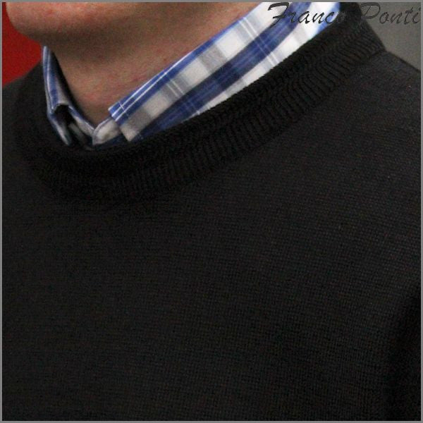 Franco Ponti 21 Gauge Italian Superfine105  Crew Neck**